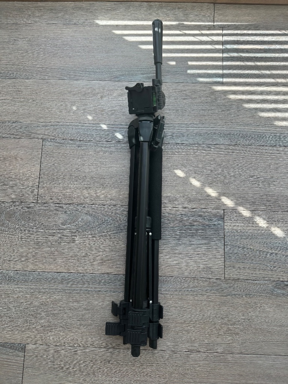 Black Camera Tripod